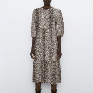 Zara Leopard Dress